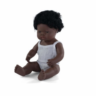 Miniland Doll African 38cm Boy