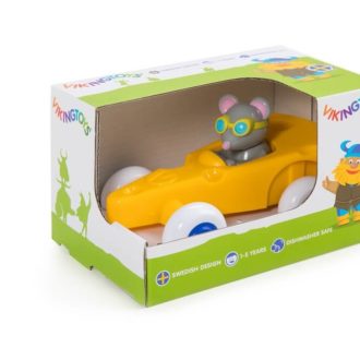 Cute Animal Racer in Gift Box - Cheese
