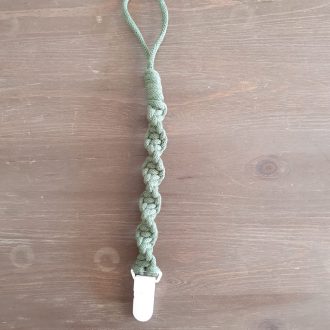Pacifier Clip - Olive