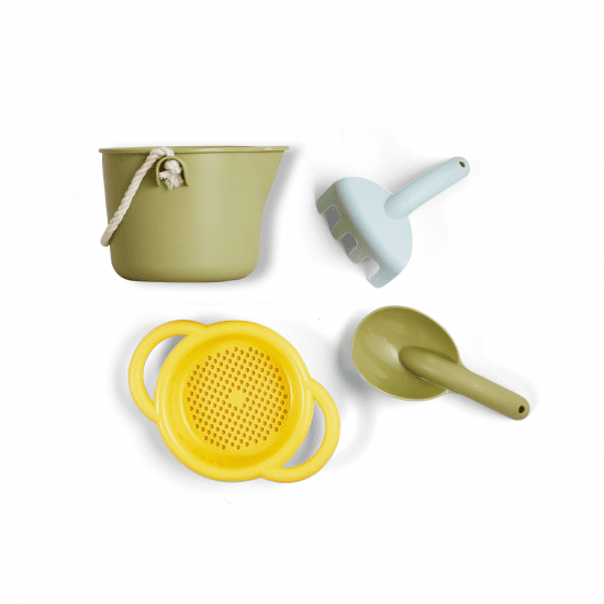 Bucket, Sieve, Scoop & Rake Ecoline Collection Olive and Charlie