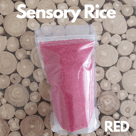 Sensory Rice - Red