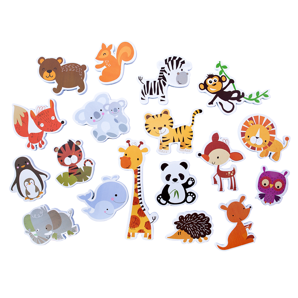 Bath Magic Wild Animal Bath Foam Stickeez