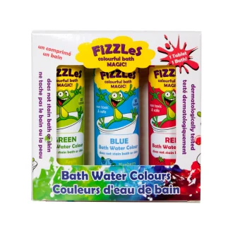 Fizzles - Green Blue & Red Bath Colour Effervescent Tablets